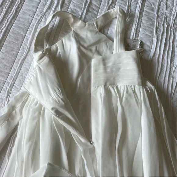 JJ’s House Ivory Junior Bridesmaids Dress Wedding SZ 6 and 7 - Picture 7 of 15